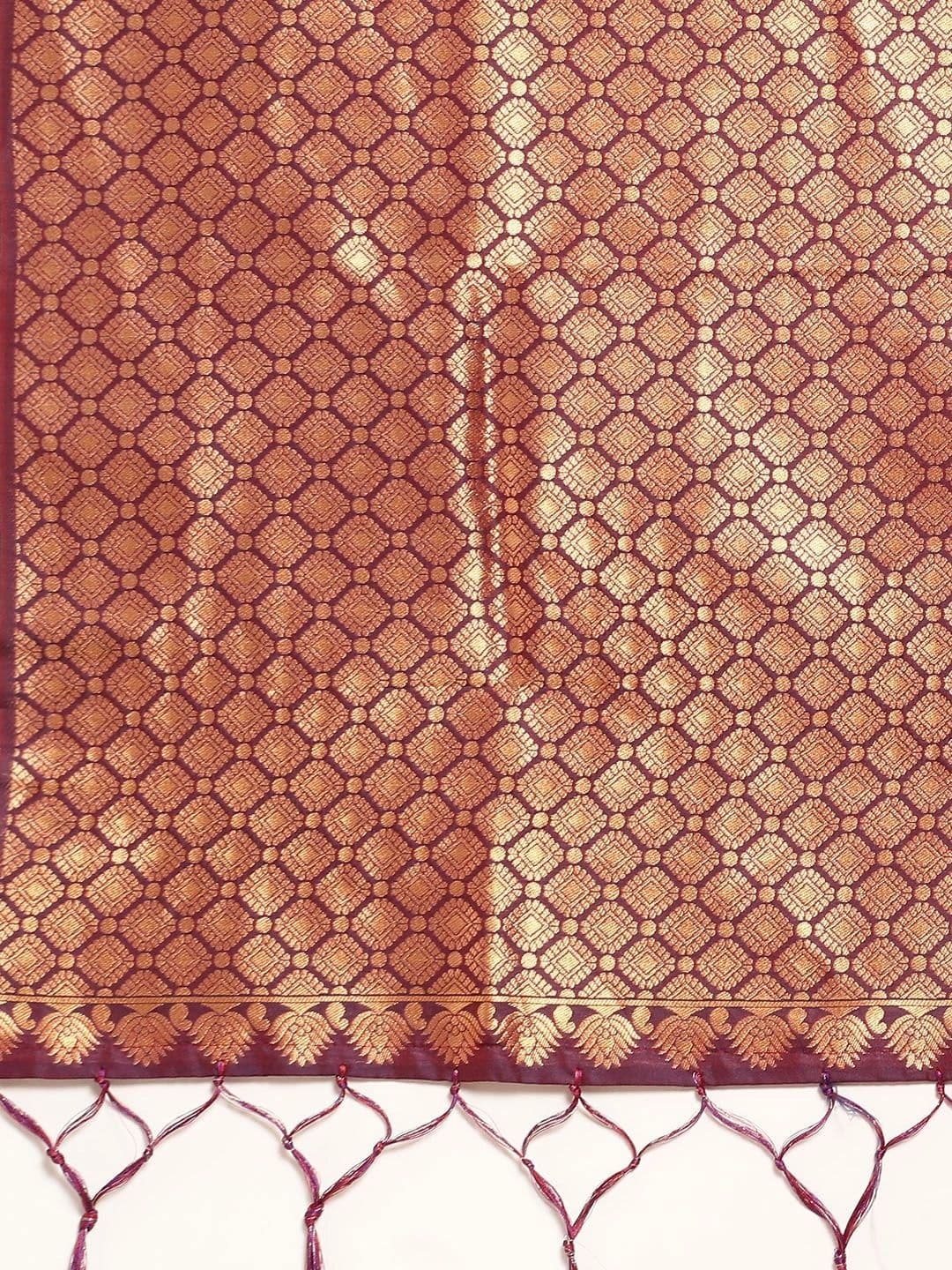 Dhaaga Ghar Woven Design Zari Art Silk Banarasi Saree thumbnail 5