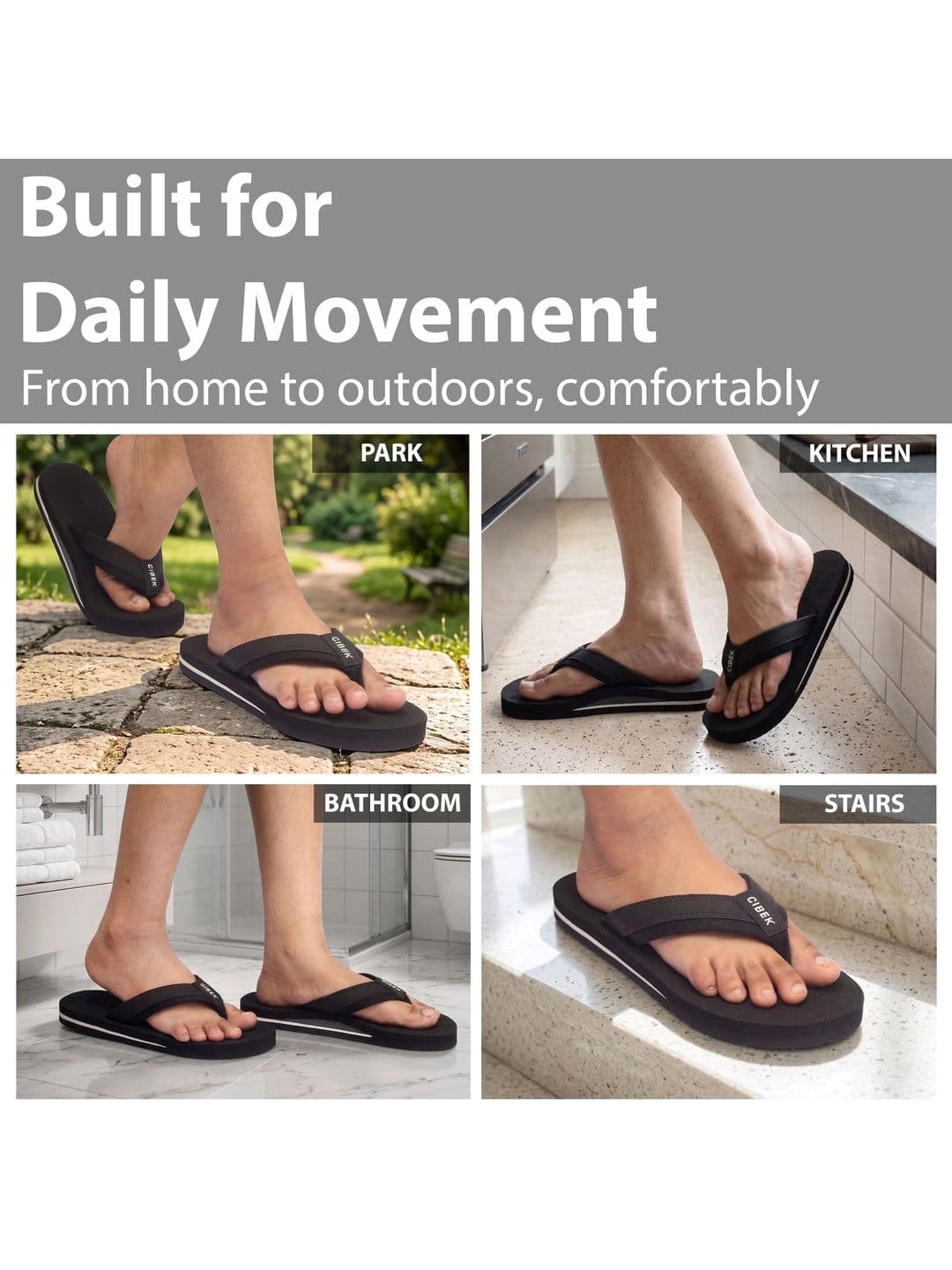 DOCTOR CIBEK SOFT Men Thong Flip-Flops thumbnail 4