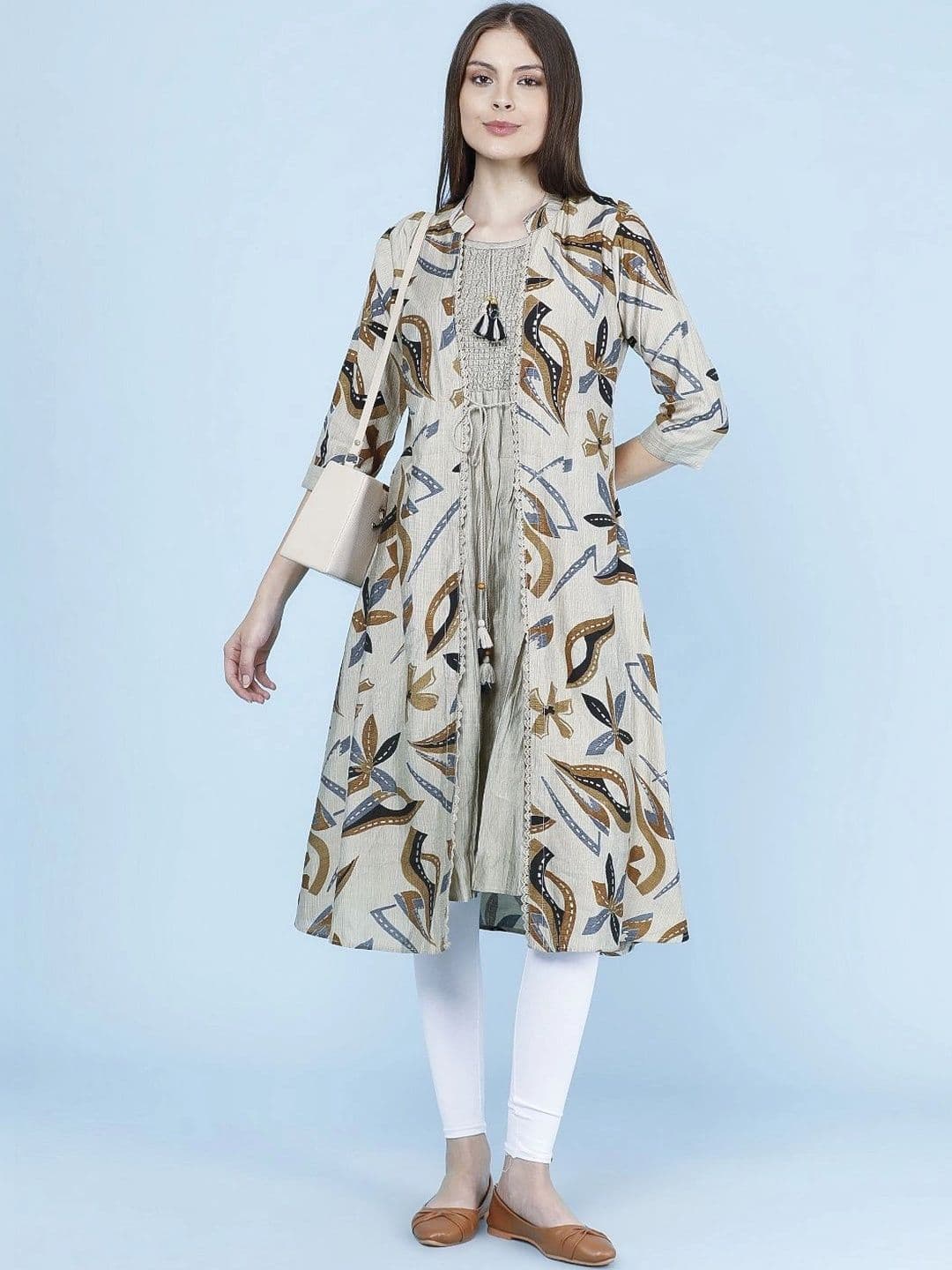 LIMEROAD Women Printed Kurta thumbnail 6