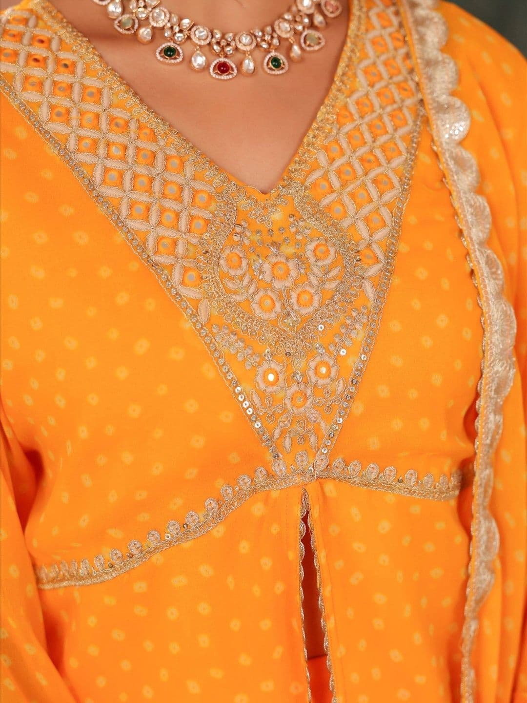 SCAKHI Embroidered Ready to Wear Lehenga & Blouse With Dupatta thumbnail 2
