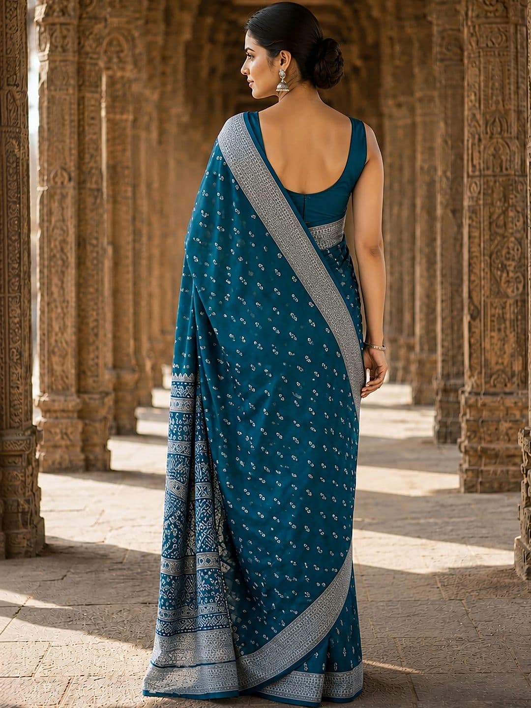 Mitera Silk Blend Designer Banarasi Saree thumbnail 3