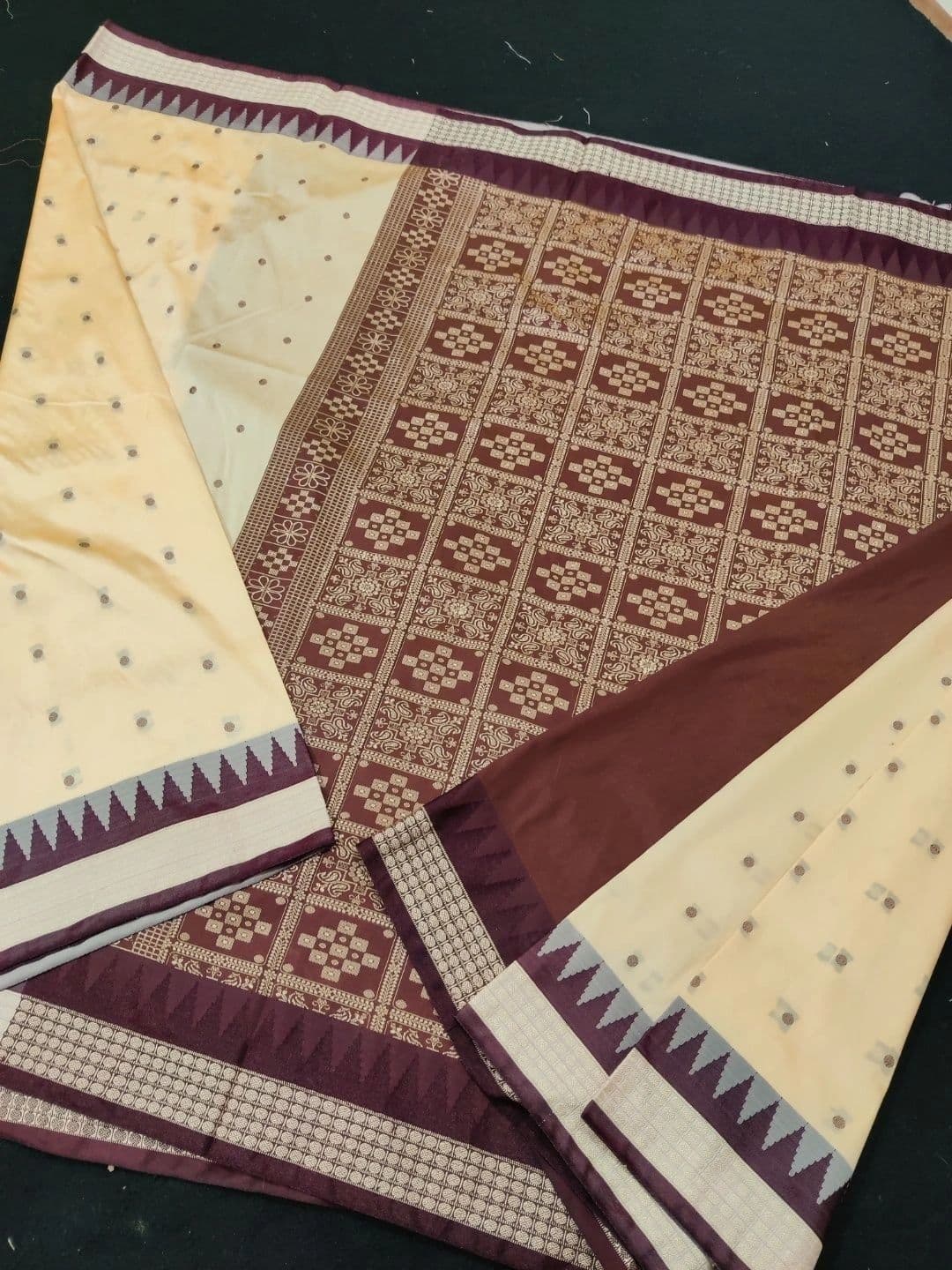 SHOPSILK Ethnic Motifs Woven Design Zari Art Silk Sambalpuri Saree thumbnail 4