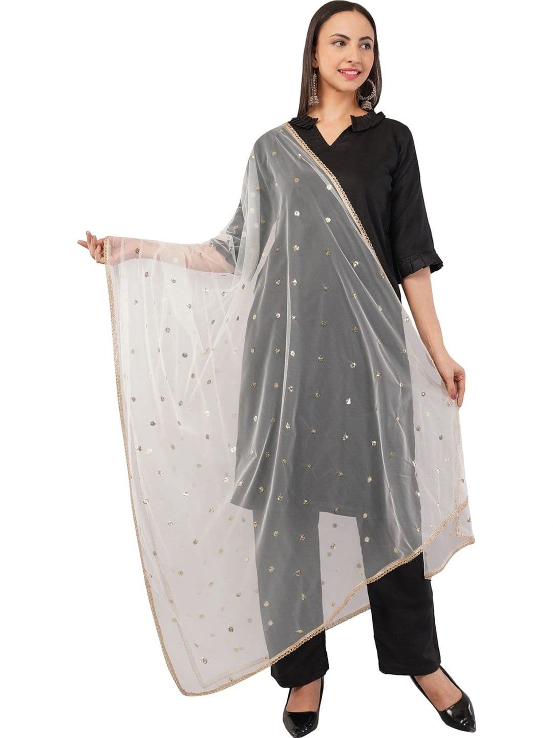 IVAARA Dupatta with Sequinned thumbnail 7