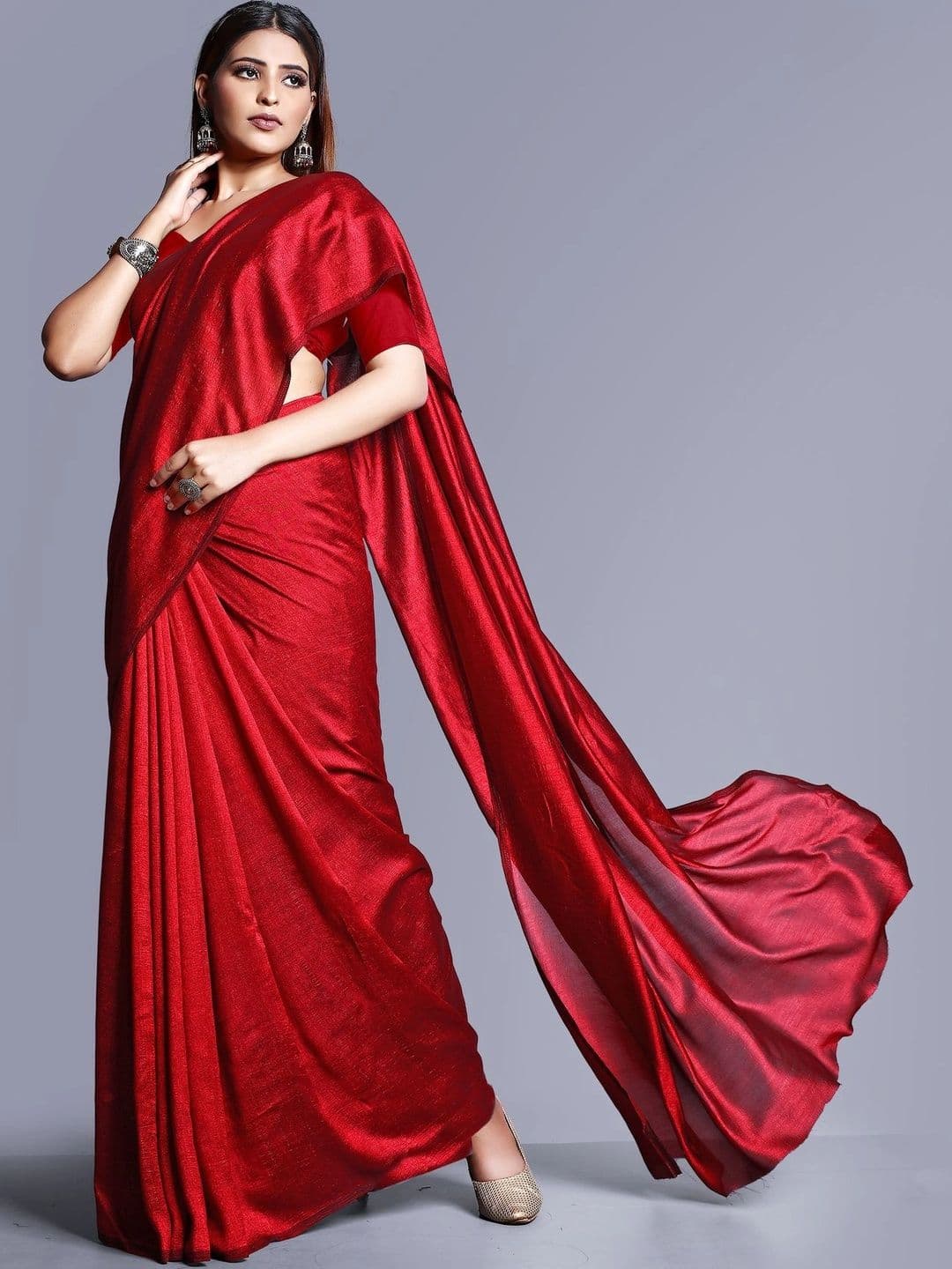 NARIVESH TRENDS Pure Georgette Saree - view 1