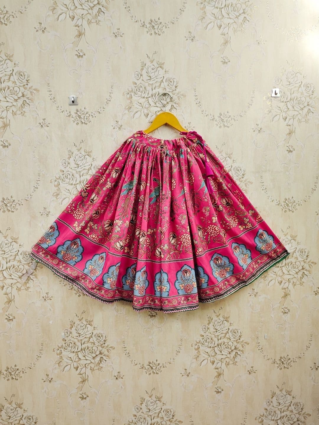 KALINI Girls Printed Block Print Ready to Wear Lehenga Set thumbnail 4