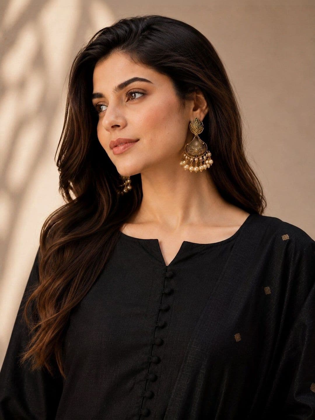 Mogra Designs Women Ethnic Motifs Regular Kurta with Palazzos & With Dupatta thumbnail 7