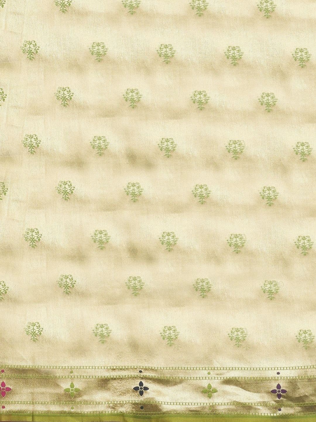KALINI Woven Design Zari Art Silk Paithani Saree thumbnail 4