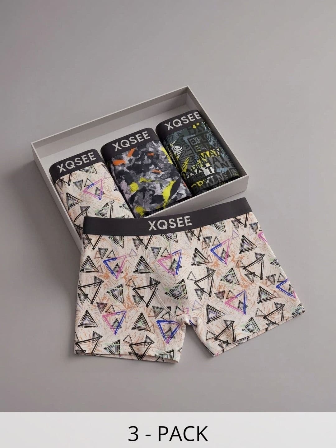 XQSEE Pack of 3 Printed Trunks - view 1