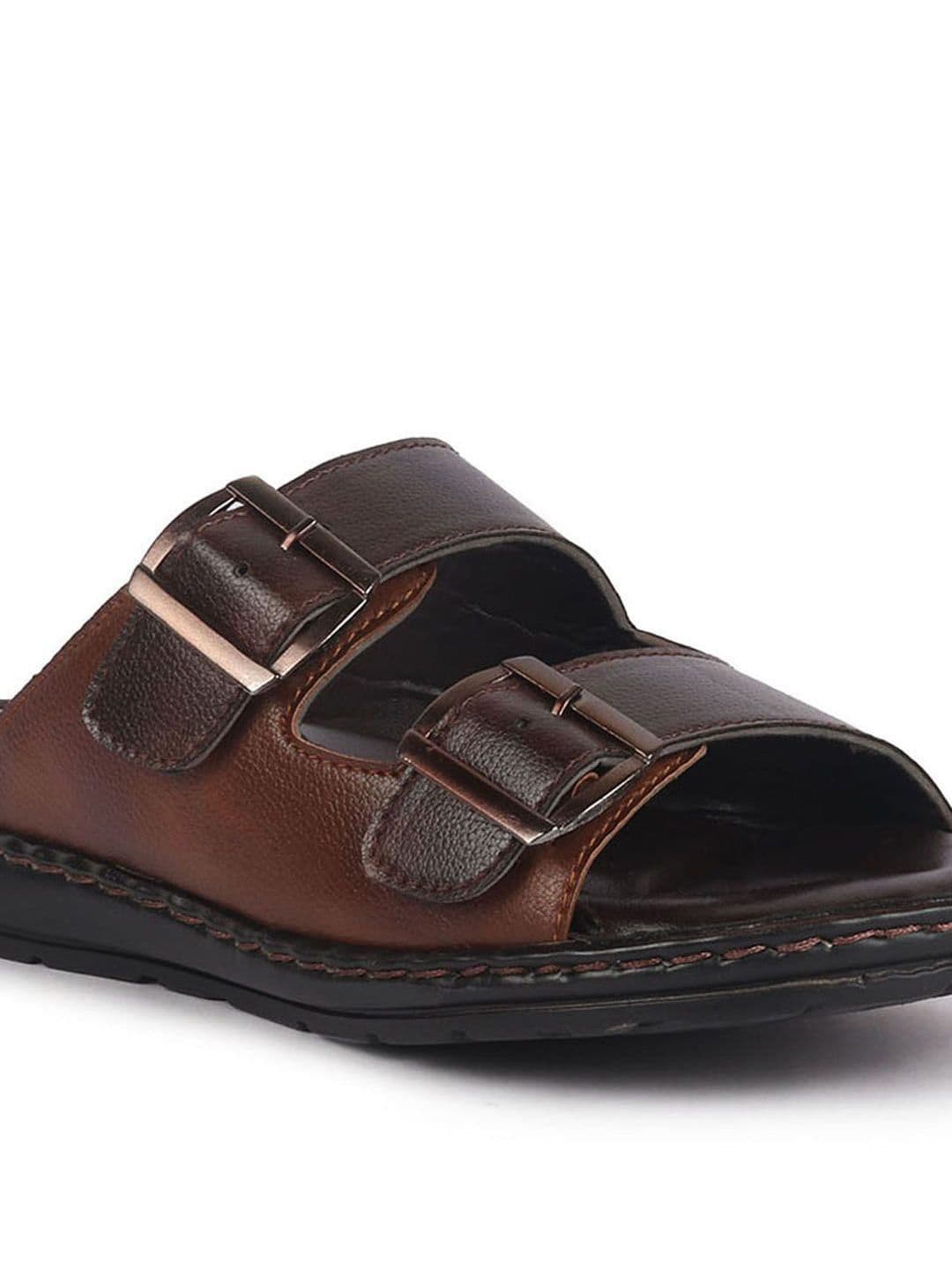 FAUSTO Men PU Comfort Sandals With Buckle Details thumbnail 7
