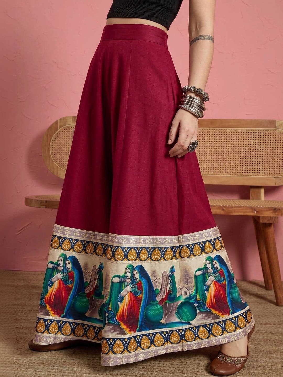 InWeave Women Maxi Flared Skirt thumbnail 3