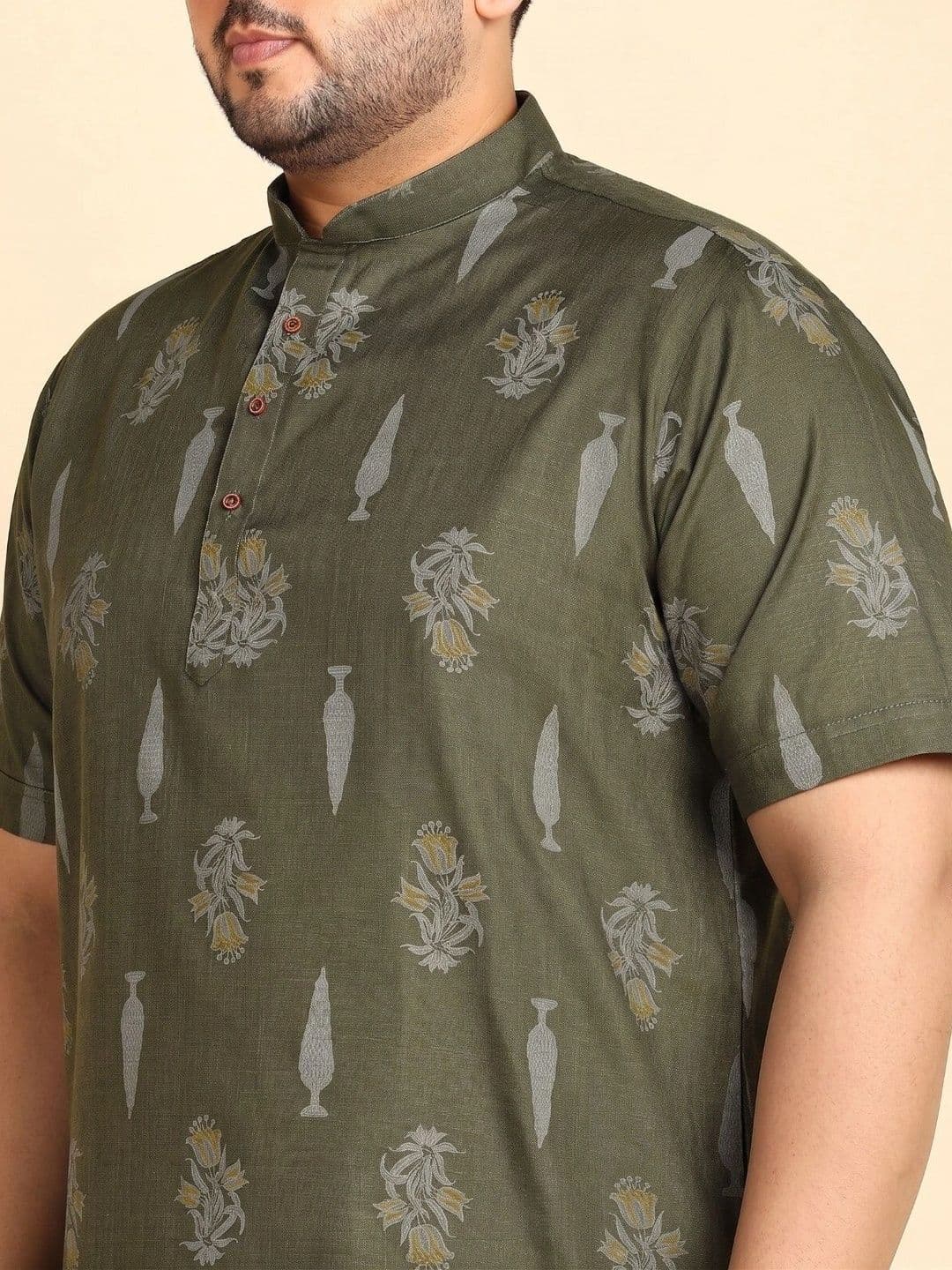 Sztori Men Ethnic Motifs Printed Kurta thumbnail 2