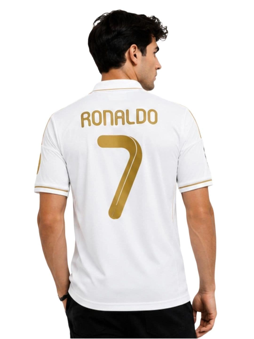 teky Men Typography Real Madrid Printed Polo Collar T-shirt thumbnail 2