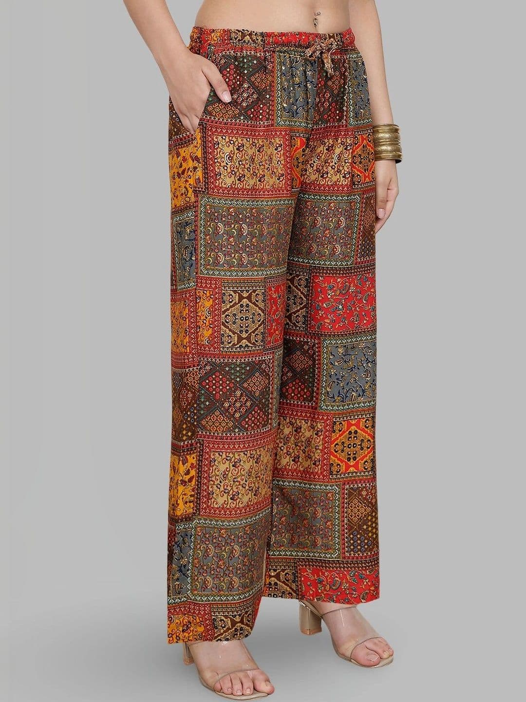 Moda Rapido X Gracit Women Ethnic Motifs Printed Ethnic Palazzos thumbnail 3