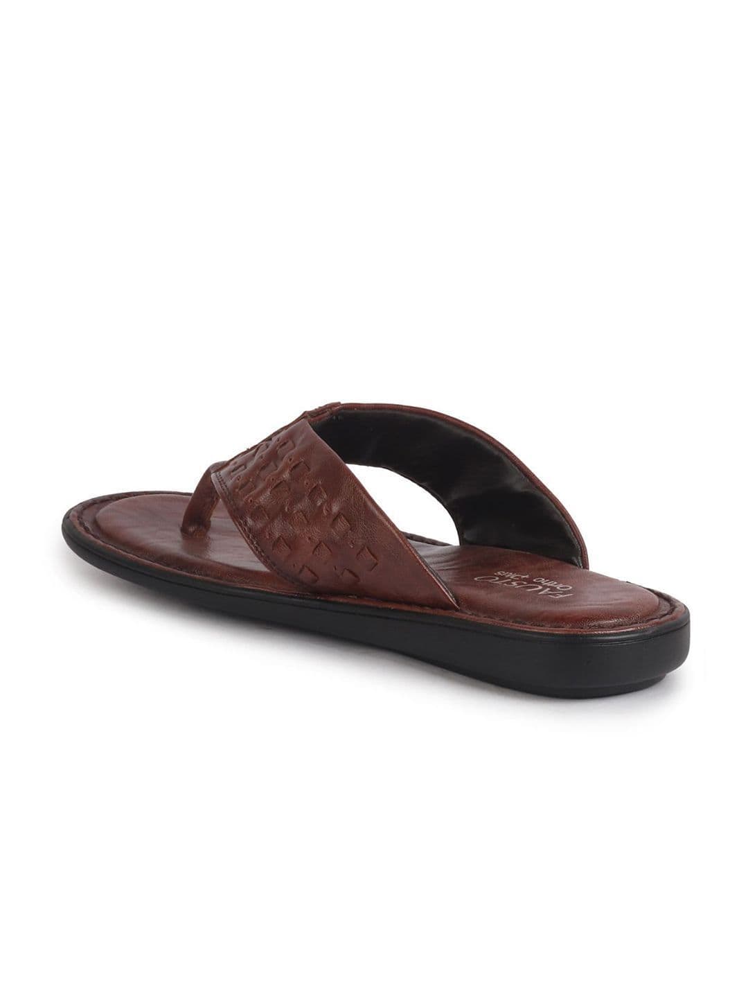 FAUSTO Men Casual Outfit Ortho T-Strap Ultra Lightweight and Comfort Sandals thumbnail 3
