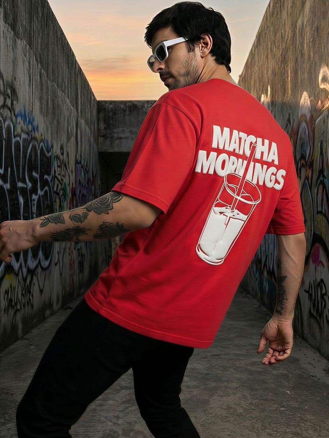 TOXA Men Typography Printed T-shirt thumbnail 7