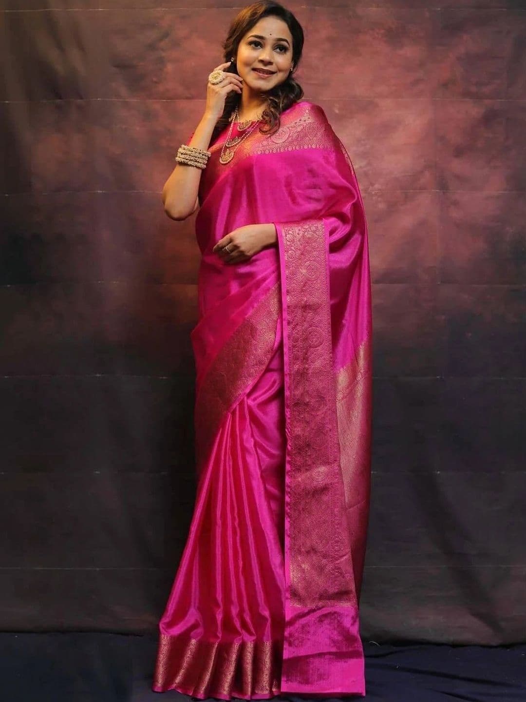 NARIVESH TRENDS Zari Silk Cotton Saree thumbnail 4