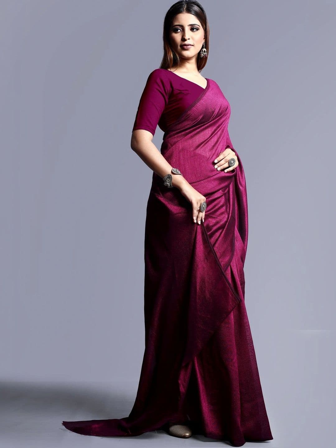 NARIVESH TRENDS Pure Georgette Saree - view 1