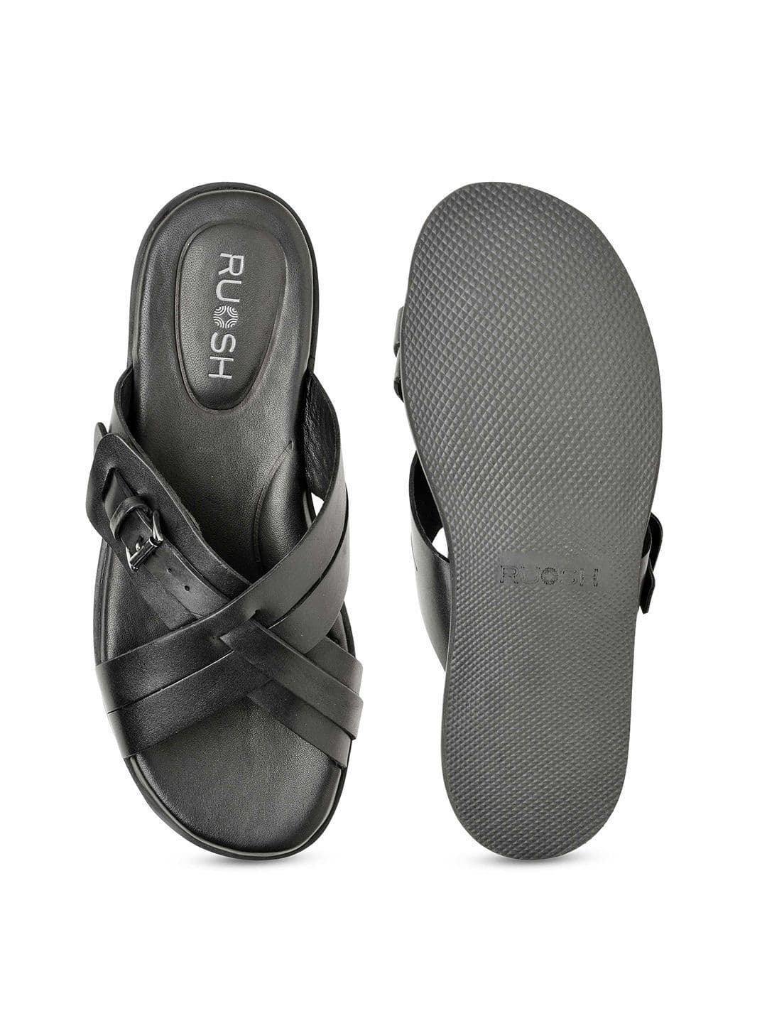 Ruosh Men Leather Comfort Sandals thumbnail 5