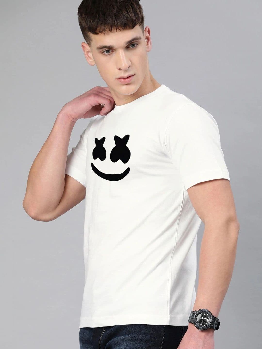 Moda Rapido X Organic Chics Men Printed Bio Finish T-shirt thumbnail 3