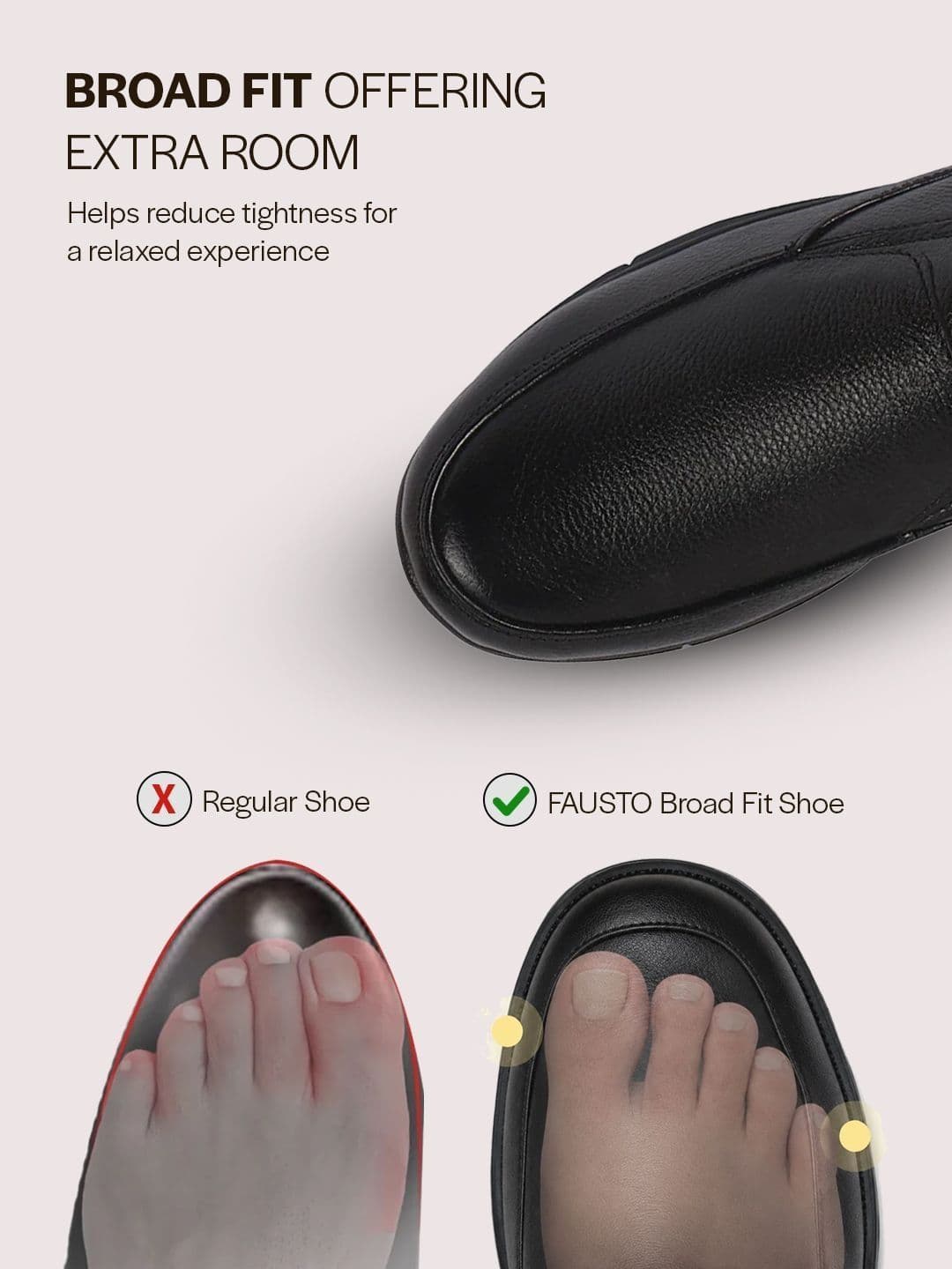 FAUSTO Men Round Toe Slip-On Shoes Formal Shoes thumbnail 6