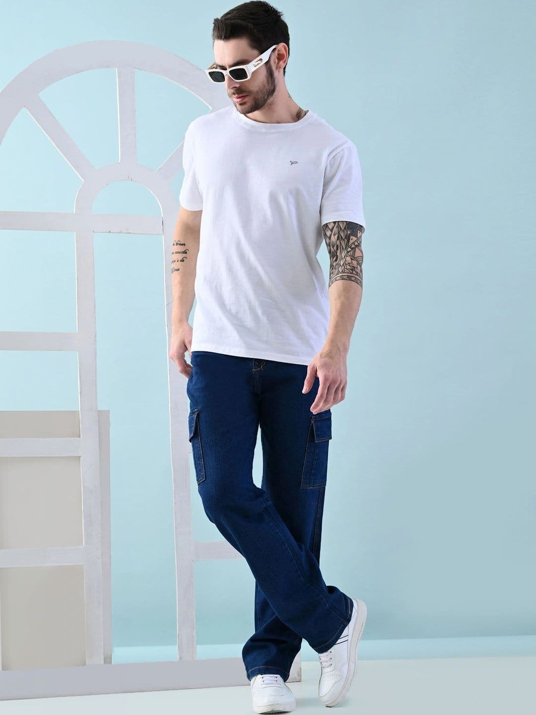 Metronaut Men Classic Regular Fit Mid-Rise Stretchable Jeans thumbnail 3