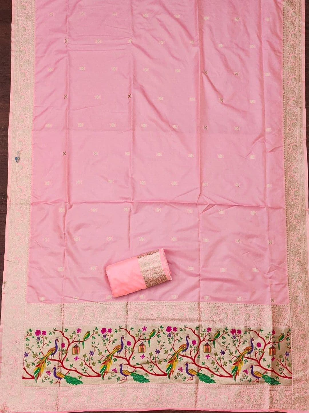 Dhaaga Ghar Pure Silk Unstitched Dress Material thumbnail 2