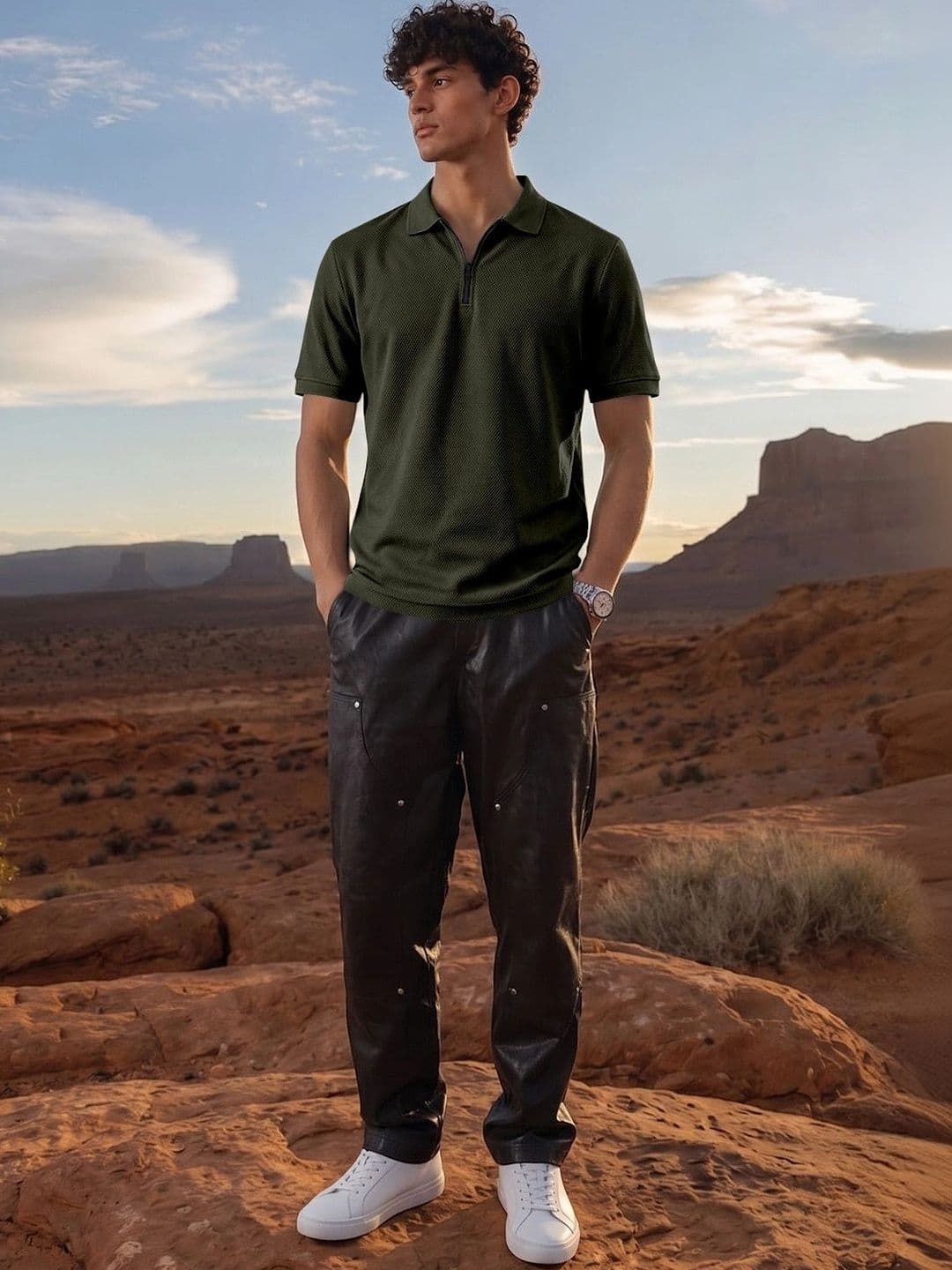 FTX Men Polo Collar T-shirt thumbnail 3