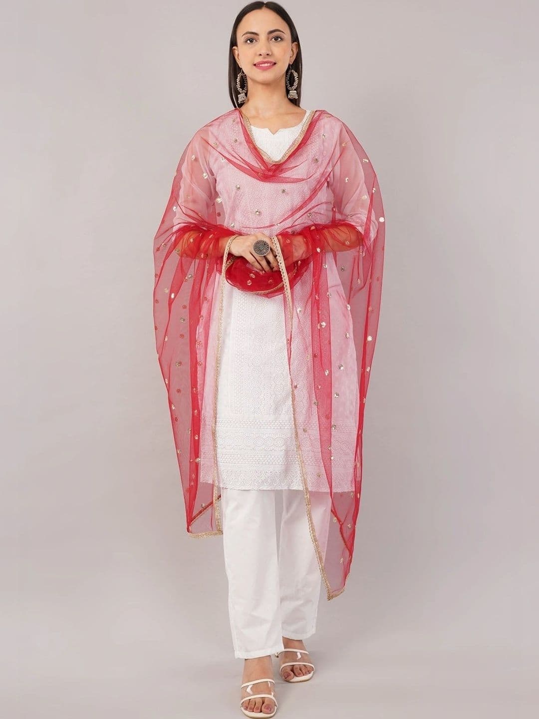 IVAARA Dupatta with Sequinned thumbnail 6