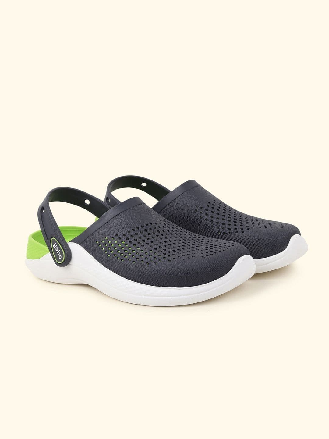 yoho Men Self Design Easy Glide Clogs thumbnail 5