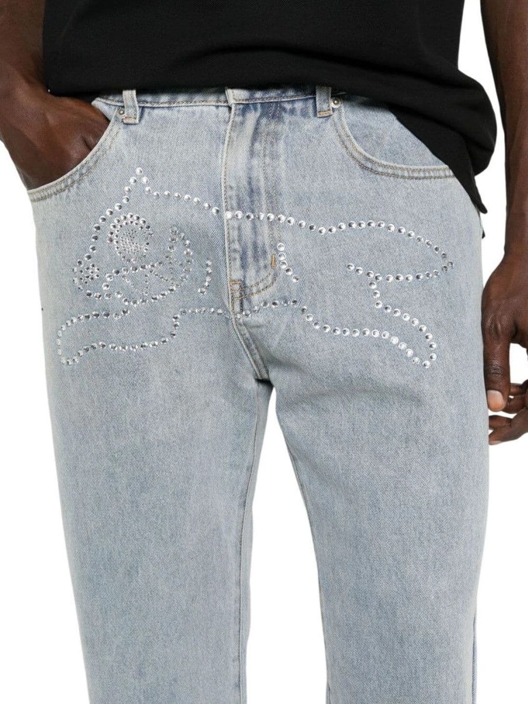 Icecream Men Regular Fit Mid-Rise Embellished Jeans thumbnail 4