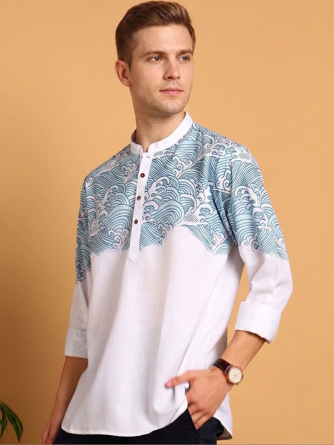 Anouk Men Printed Kurta thumbnail 6