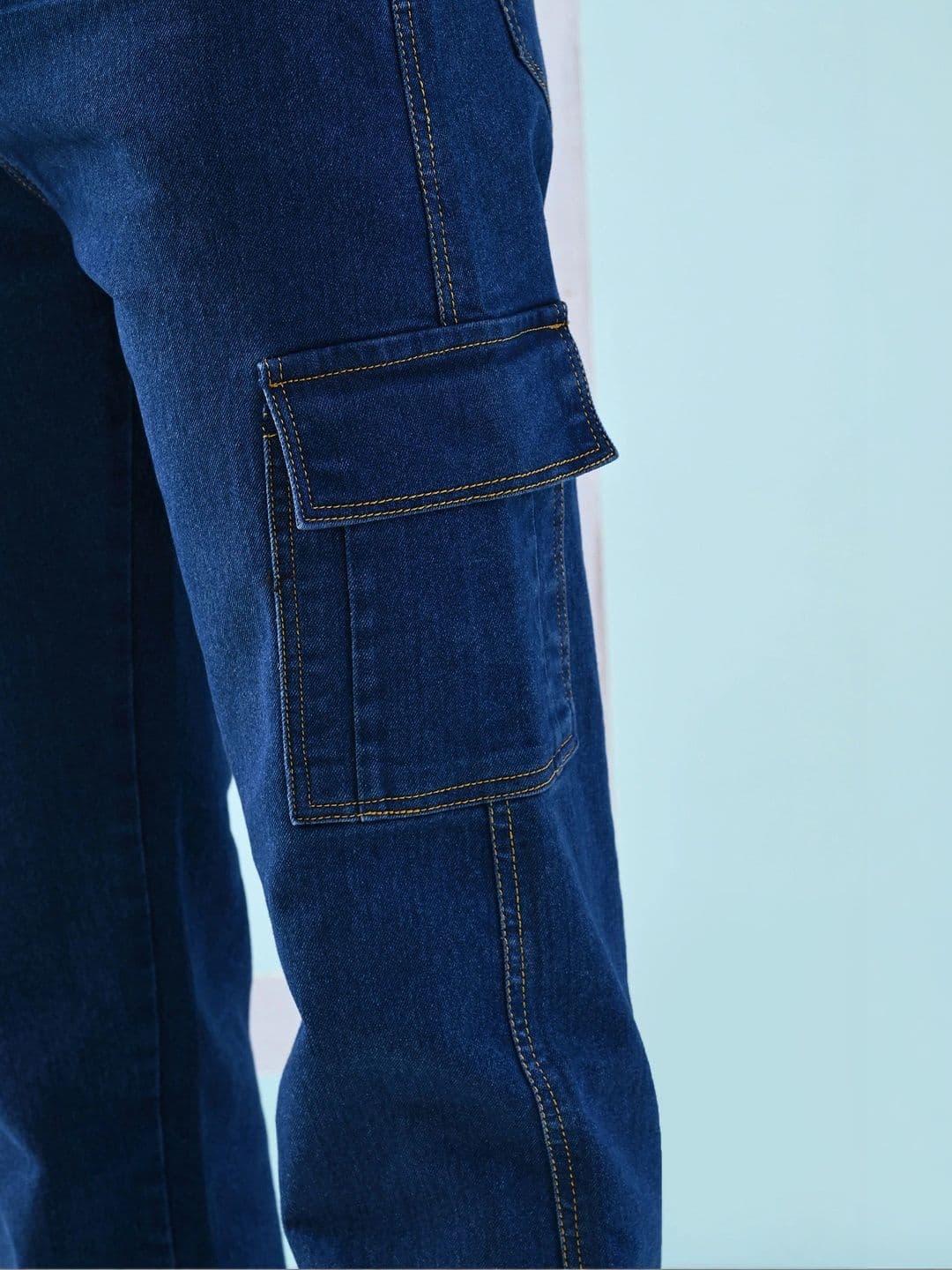 Metronaut Men Classic Regular Fit Mid-Rise Stretchable Jeans thumbnail 5