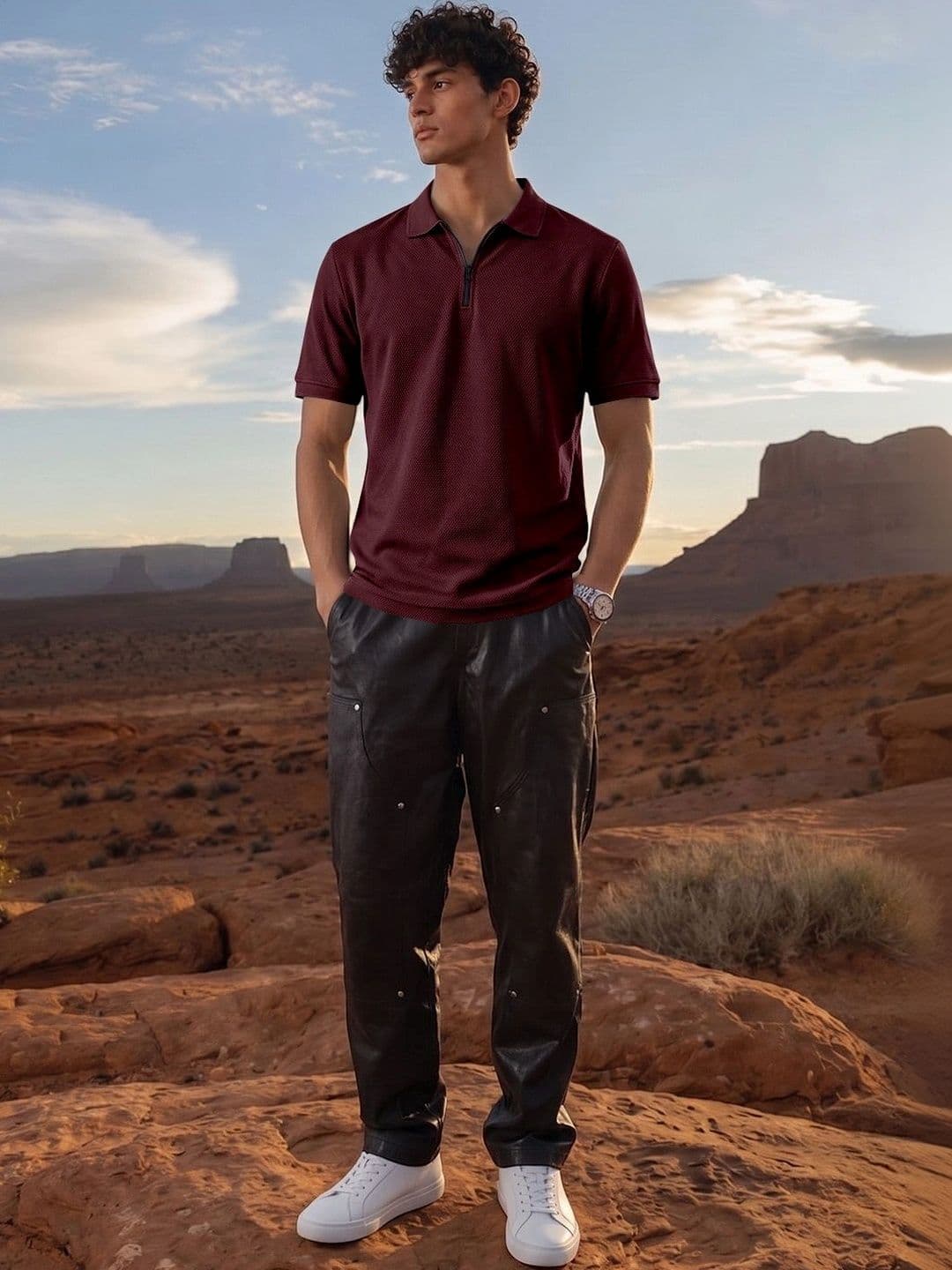 FTX Men Polo Collar T-shirt thumbnail 4