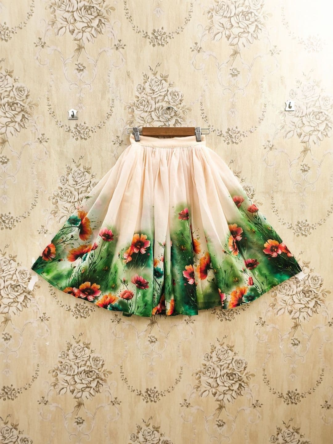 KALINI Girls Printed Ready to Wear Lehenga & thumbnail 5
