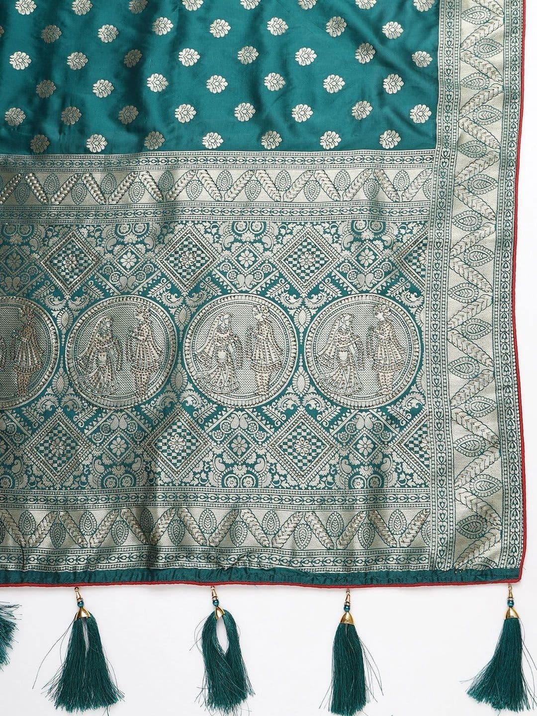 KALINI Woven Design Zari Art Silk Banarasi Saree thumbnail 7