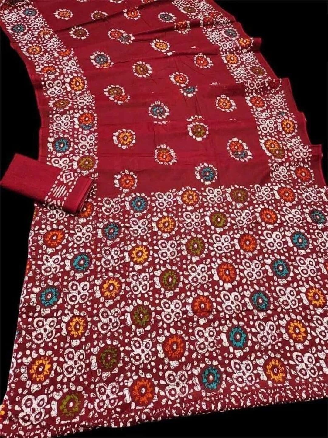 MITITA FASHION Batik Saree thumbnail 2