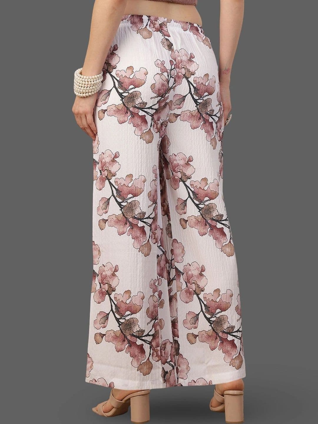 Moda Rapido X Gracit Women Floral Printed Palazzos thumbnail 4