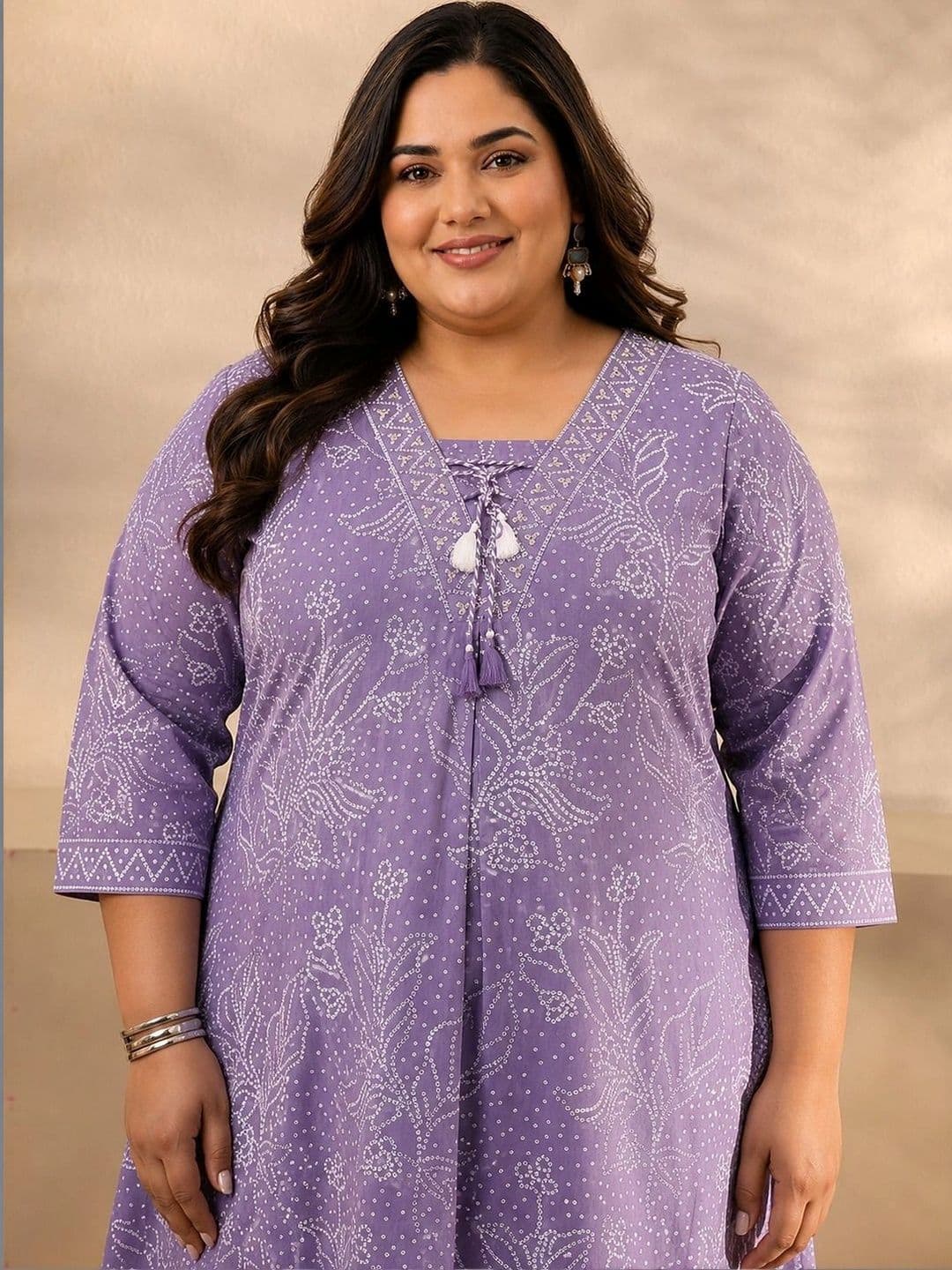 EXTRA LOVE BY LIBAS Women Ethnic Motifs Printed Regular Kurta with Palazzos & With Dupatta thumbnail 4