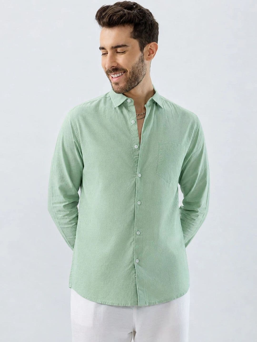 R.Code by The Roadster Life Co. Men Standard Casual Shirt thumbnail 3