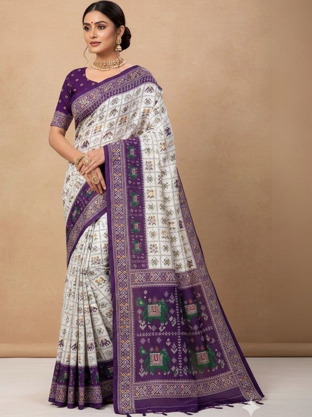 MITITA FASHION Kalamkari Saree - view 1