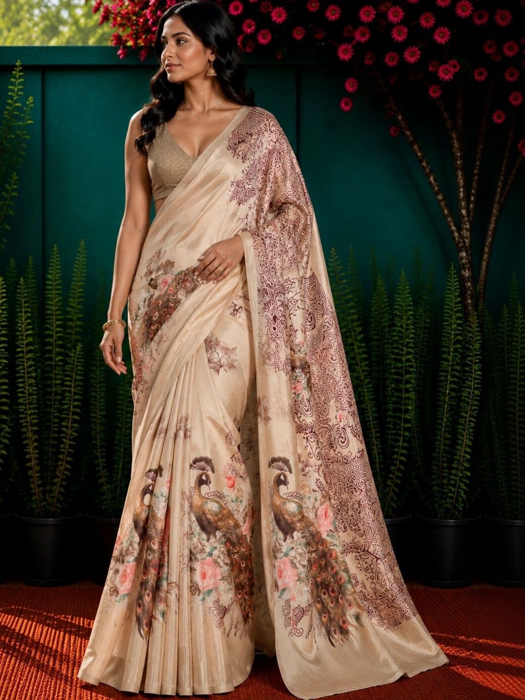 DIVASTRI Art Silk Designer Saree thumbnail 2