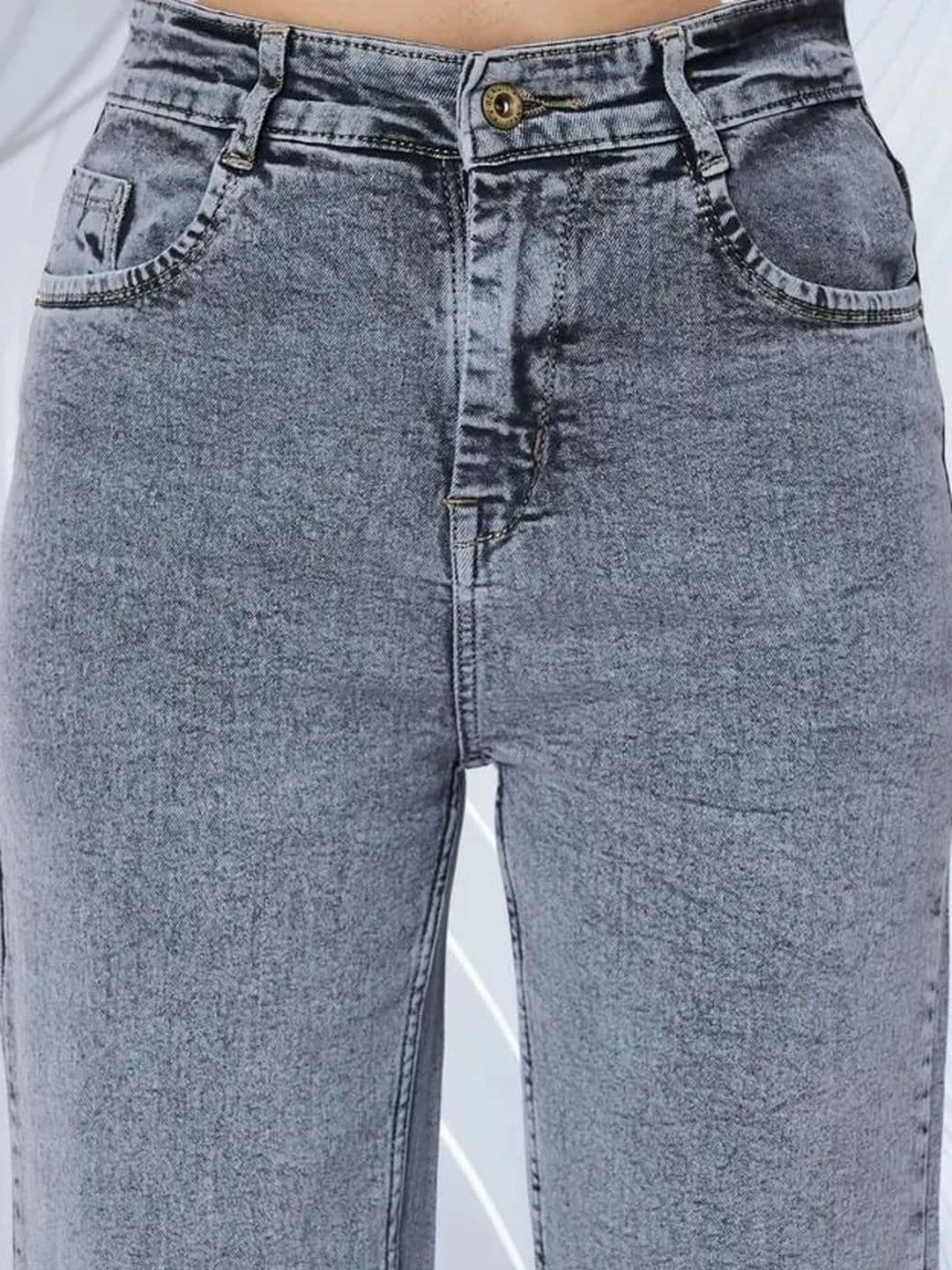 Mast & Harbour Women Comfort Wide Leg High-Rise Stretchable Jeans thumbnail 3
