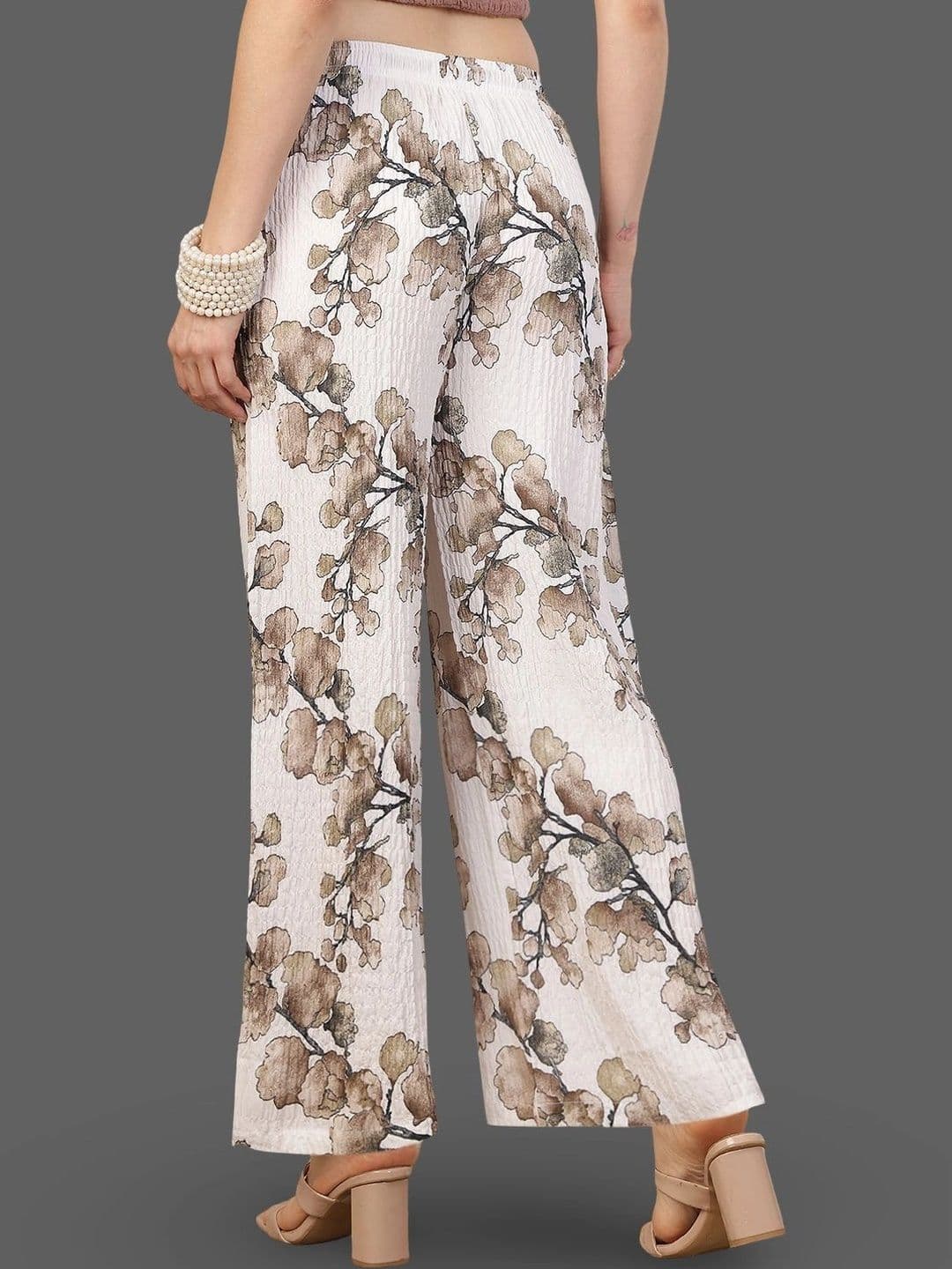 Moda Rapido X Gracit Women Floral Printed Ethnic Palazzos thumbnail 4