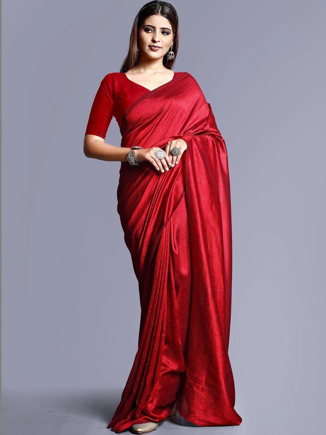 NARIVESH TRENDS Pure Georgette Saree thumbnail 3