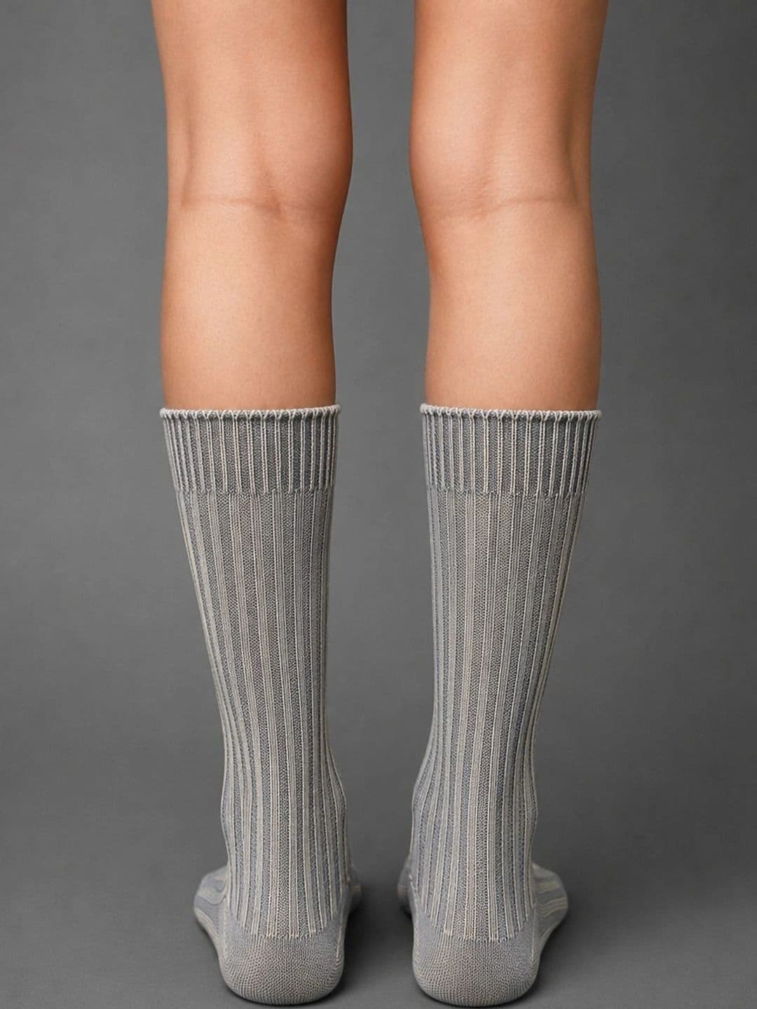 ASQUAREDD Unisex Cotton Striped Calf Length Socks thumbnail 3