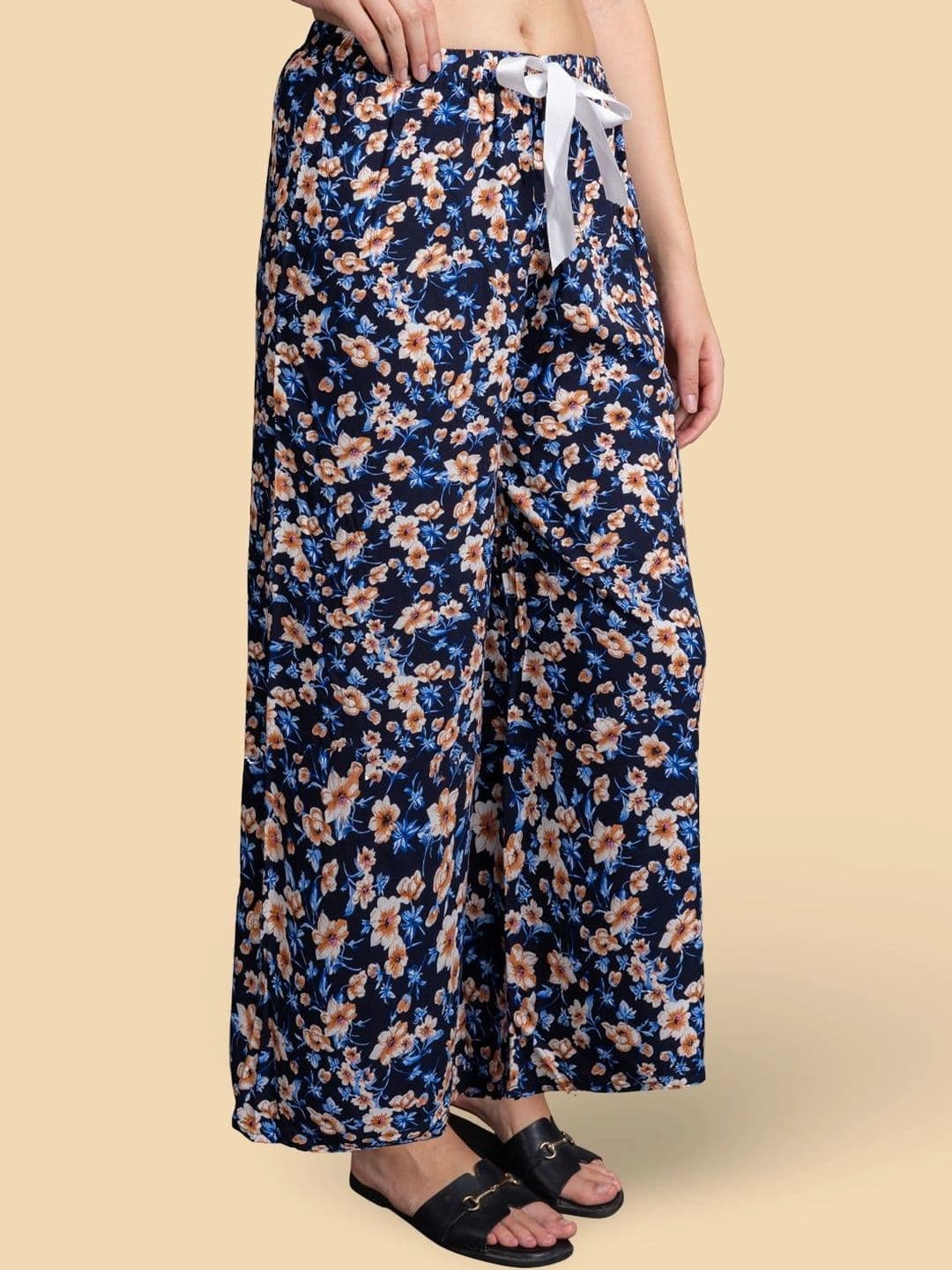 Moda Rapido X Gracit Women Floral Printed Palazzos thumbnail 2