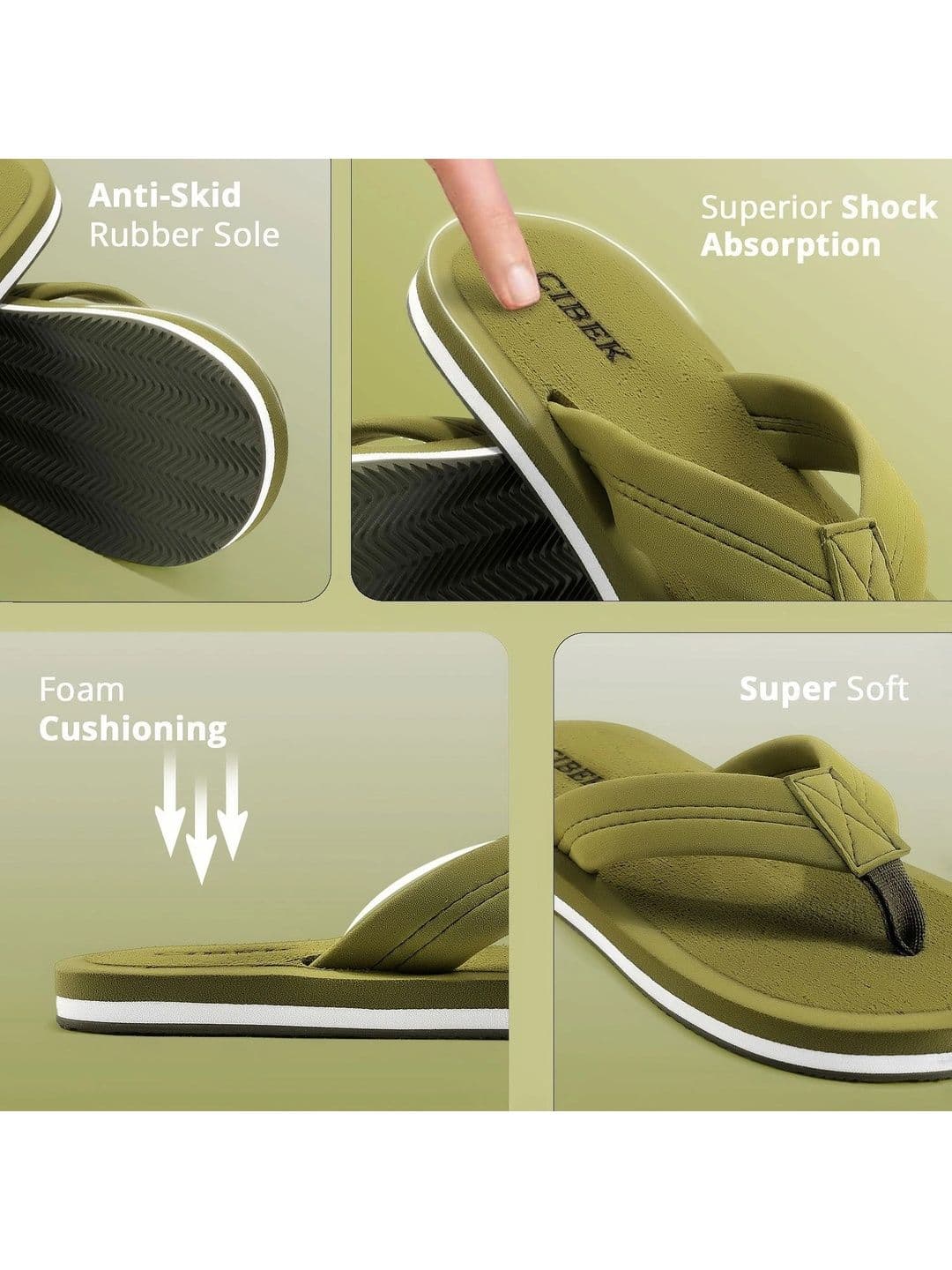 DOCTOR CIBEK SOFT Men Thong Flip-Flops thumbnail 6