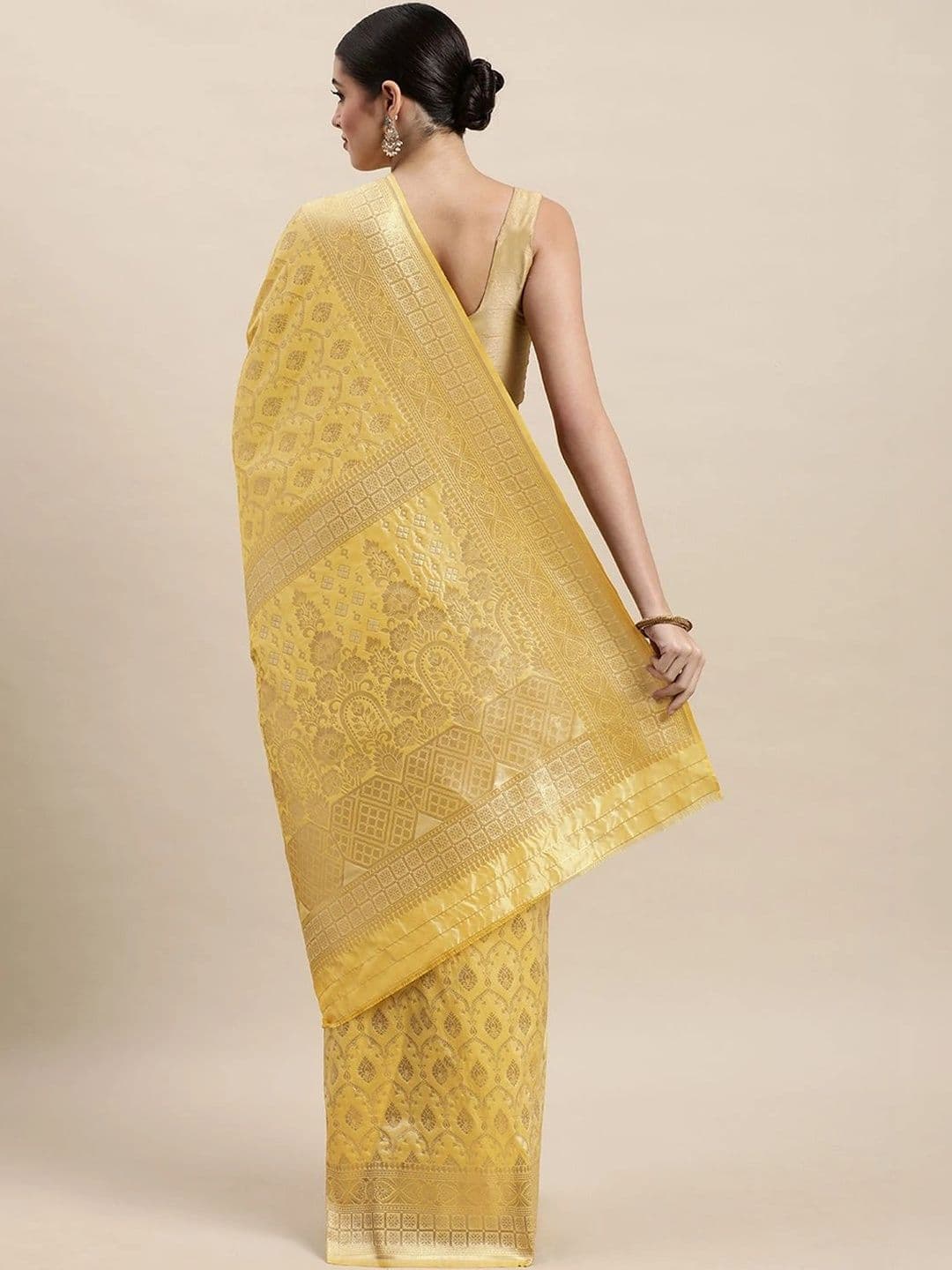 KALINI Woven Design Zari Art Silk Banarasi Saree thumbnail 4