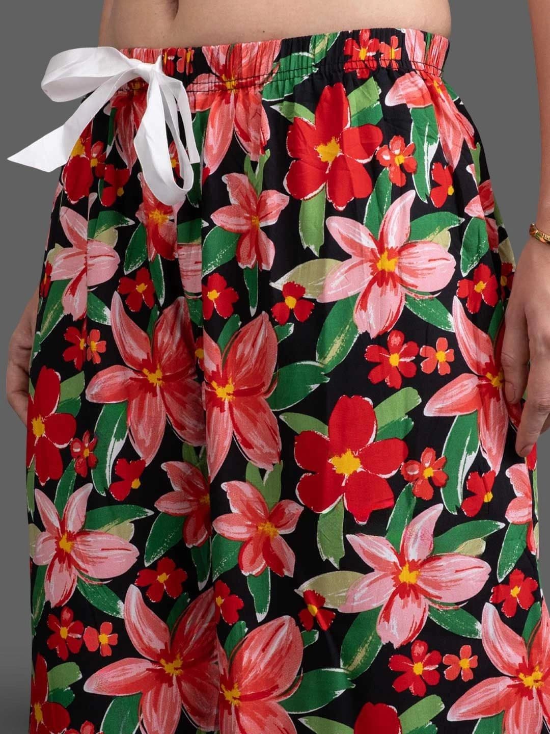 Moda Rapido X Gracit Women Floral Printed Palazzos thumbnail 7
