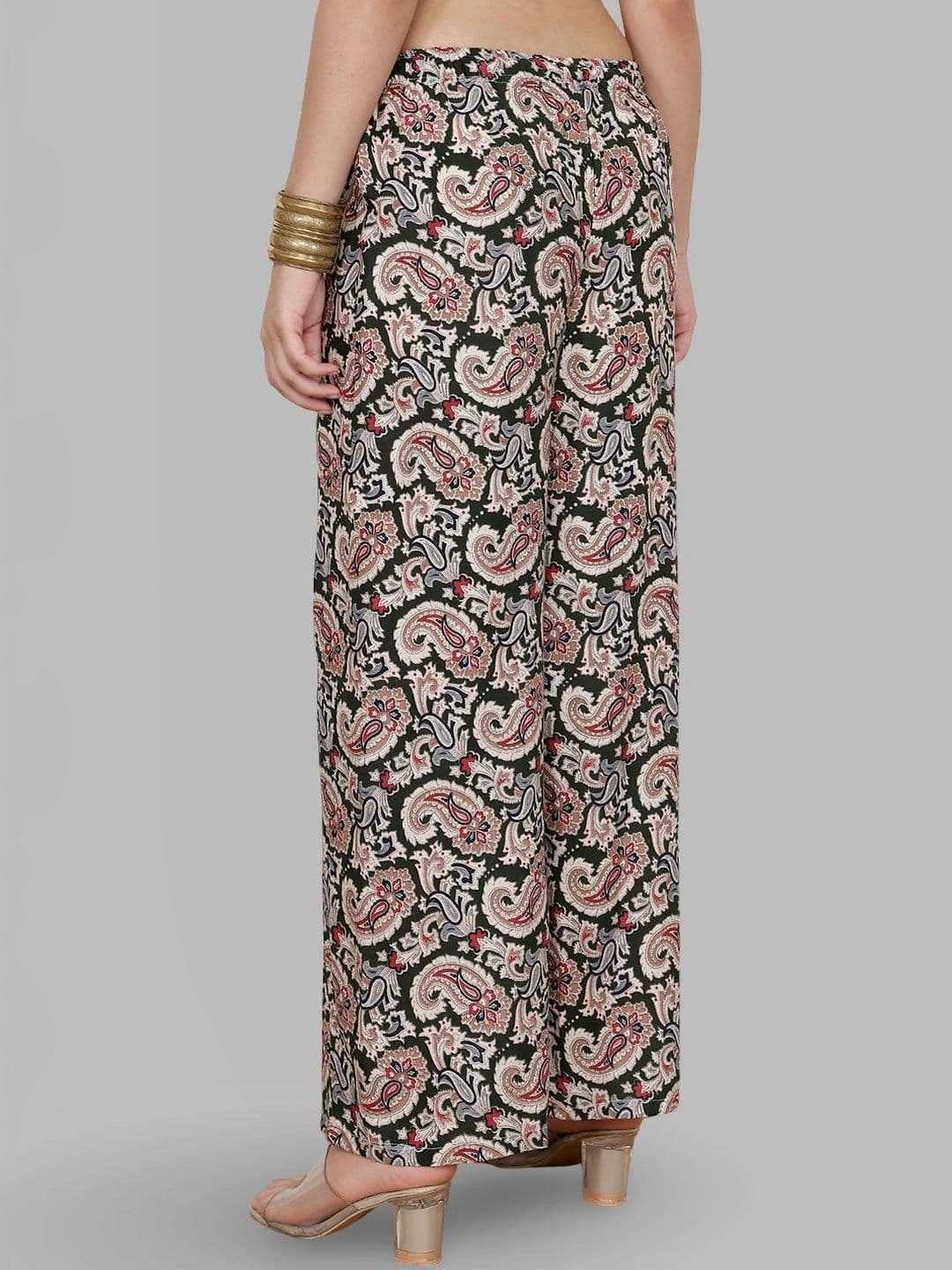 Moda Rapido X Gracit Women Paisley Printed Ethnic Palazzos thumbnail 6